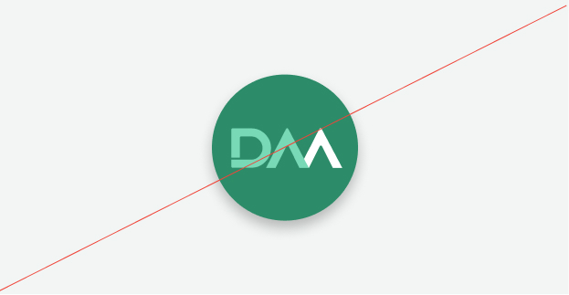 Image of brand logo incorrectly sized