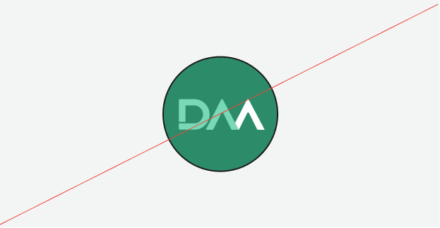 Image of brand logo incorrectly sized